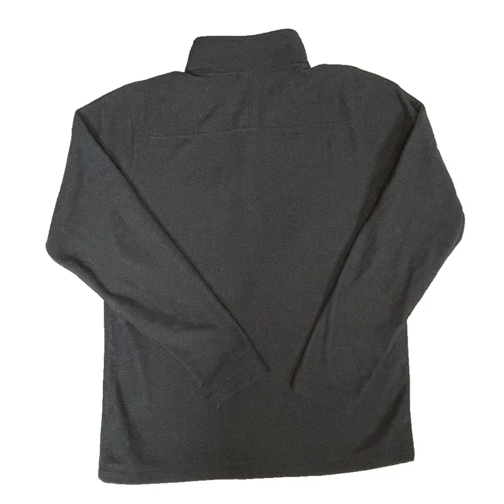The North Face Men's Quarter Zip Pullover Medium Fleece Outdoor Dark Gray